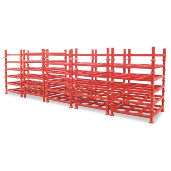 Heavy Duty Portable Steel Stack Rack Used In Warehouse Space Saving