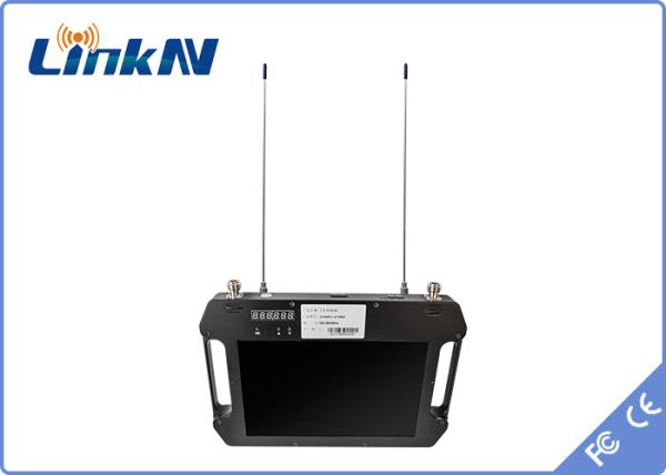 Portable COFDM Video Receiver With 10.1" Display AES256 Encryption FHD CVBS H