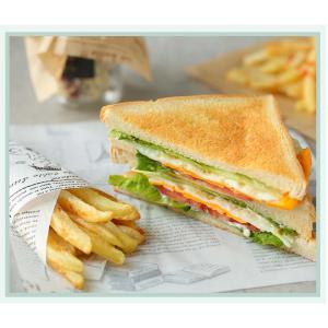 custom CMYK Pantone Fast Food Printed Greaseproof Paper PE coated