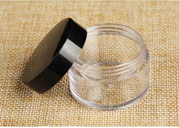 Pockets Size Plastic Cosmetic Containers Custom Stackable Refillable With Screw