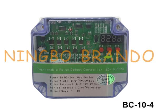 Quality 24VDC Input 24VDC Output 10 Lines Pulse Valve Controller For Dust Collector for sale