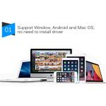 Support IOS TCHD Av Dv USB2.0 Capture Card For Live Streaming S Video Input