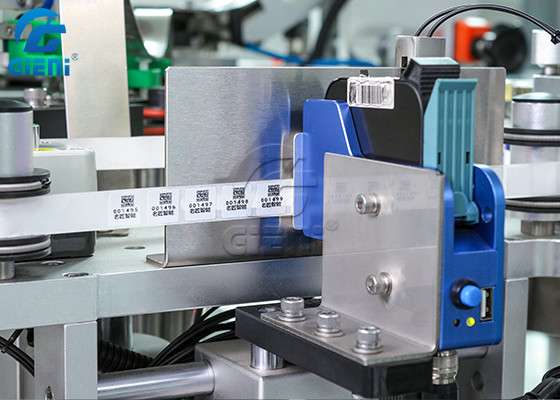 Rotary Type Vertical Round Bottle Self Adhesive Labeling Machine High Speed