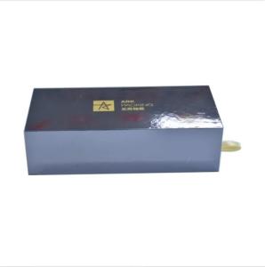 China Black Pull Out C1S Custom Printed Packaging Boxes With Foam Insert wholesale
