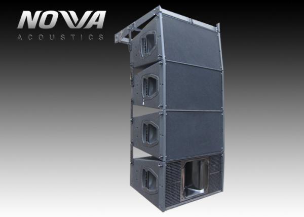 700W Q1 Professional Speaker System , 10 Inch Powered Line Array Speakers For