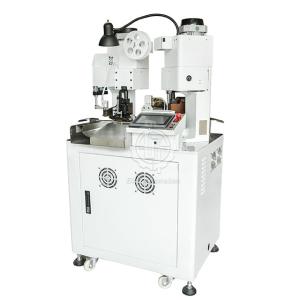China Fully Automatic Two Head Terminal Electronic Wire Striping Belt Pressing Machine Crimper At Both Ends Of The Peeling End wholesale