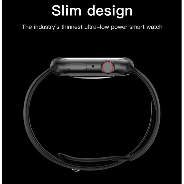 Black / Silver / Rose Gold OEM IP68 Waterproof ECG Smart Watch RTL8763E