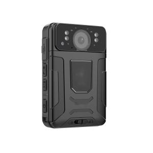 4G LTE WiFi GPS 64 Bit Quad Core Body Worn Camera With Back Light Alarm Light And 64G Memory Card