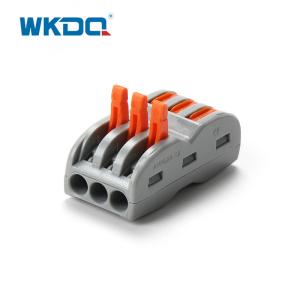 China 3 pin Push In Wire Connectors 222-423 Type electrical terminal block wholesale