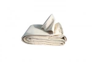 Heat Set Glazed Dust Collector Filter Bags Dimensional Stable Elongation Minimal Shrinkage