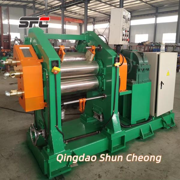 CE Certified XY-900 3 Roll Rubber Calender Machine 360mm x 900mm