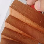 Customizable Bathroom Pleated Blinds Fabric for Customization Spaces Tailored