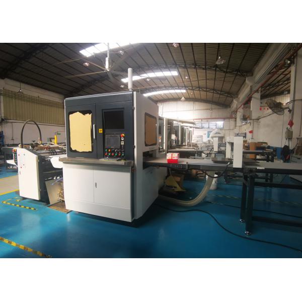 China Luxury Shoe Box Making Machine L5981XW3182XH2103mm With Gluing Positioning wholesale