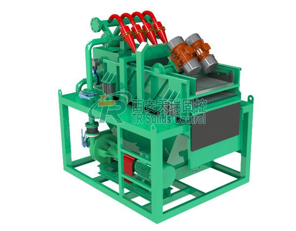 Double Layers Bored Pile Drilling Mud System , 15KW HDD Mud Circulation System