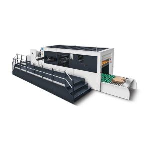 China Automatic Sticker Die Cutting And Creasing Machine 0.7Mpa Pressure With Stripping wholesale