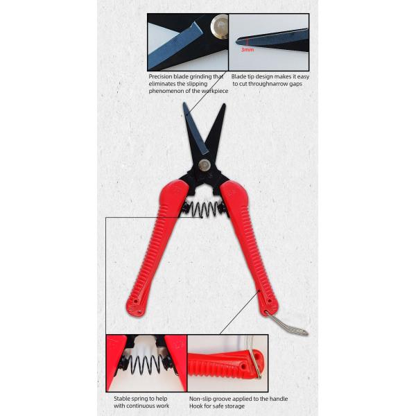 SINSEUNG P4 Plastic Handle SK5 High Carbon Steel Scissors Pruning