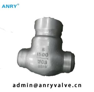 High Pressure API 6D Swing Check Valve 900lbs RTJ  Flanged Stellite No.6 Disc
