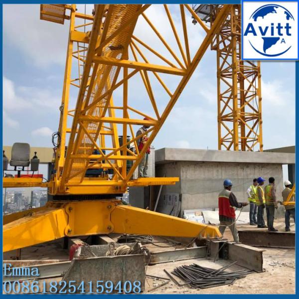 Quality QD Series 15 Meters Jib Derrick Crane 1.5t Tip Load 3t Max.Load Capacity for sale