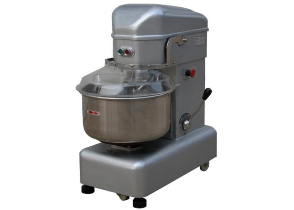 Quality Gear Driven Cake Mixing Machine 10 Litre Dough Mixer With Transparent PC Cover for sale