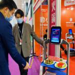 China Service Robot Zhaocaibao Restaurant Service With Automatic Navigation And