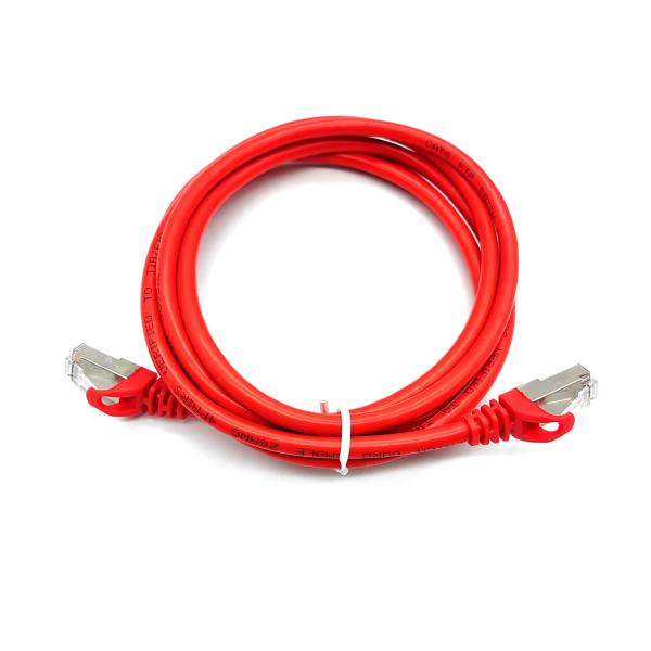 Quality Waterproof Cat6A RJ45 Patch Cord Cable Customized Length PVC Jacket For Lan Network Connections and Applications for sale