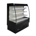 Open Front Refrigerated Display Case R404a With Transparent Glass Panel