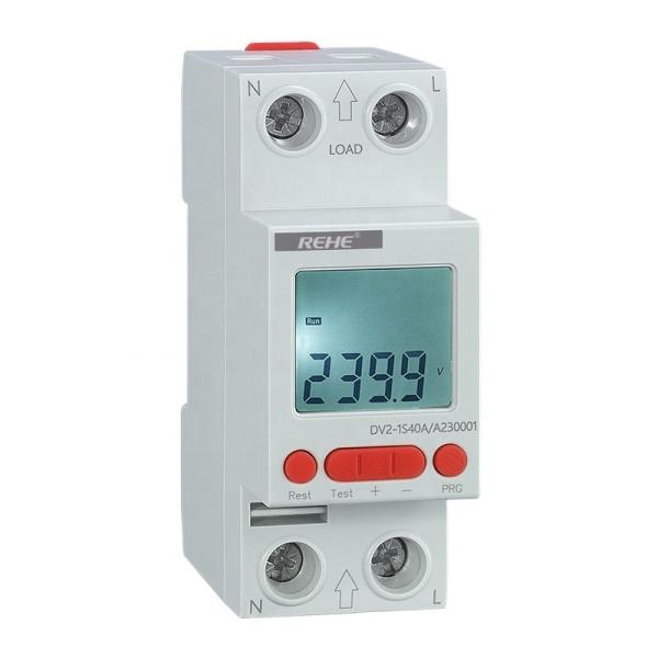 Quality DV2-1S40A Digital LCD Under Voltage Over Voltage Auto Reset Protecter Device for sale
