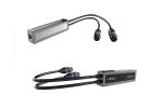 Black XLR Dante Audio Interface , Dante IO Interface Analog Input Dante Output
