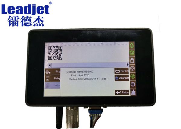 Quality 1- 12.7mm Printing Height TIJ Inkjet Printer , Expiry Date Batch Coding Printer for sale