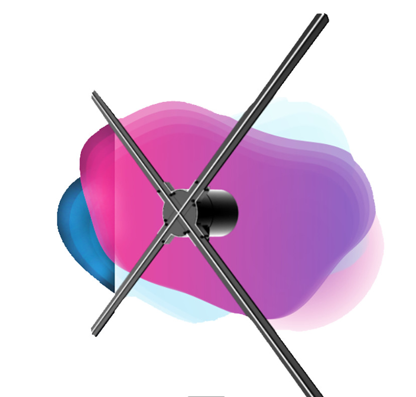 China 2023 In The Latest 3d Holographic Display Fan on sale