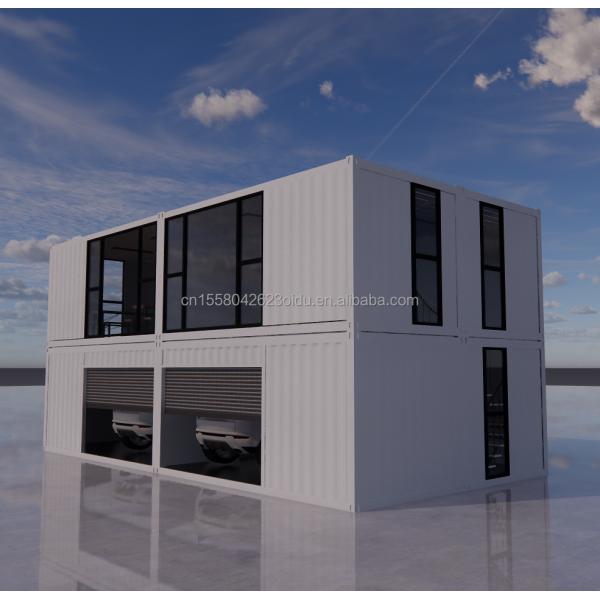 Customizable Flat Package Prefabricated House with Modern Design Style and Aluminum Alloy Windows
