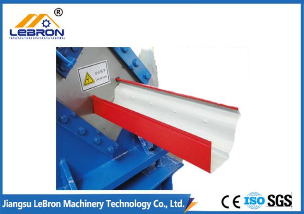 Quality Hydraulic Guillotine Gutter Forming Machine PLC Control Servo Guiding Device for sale