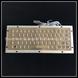 China Usb Interface Embedded Numeric Keypad Ip65 Waterproof Grade Metal Material wholesale