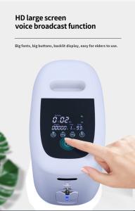 China 7L Silent And Efficient Filtering Compressed Oxygen Production LCD Display Home Oxygen Generator on sale