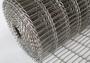China 304 Stainless Steel Wire Mesh Chain Link Conveyor Belt For Chocolate Machine wholesale