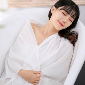 China Soft Absorbent Cotton 17.5x23.5cm 75GSM Disposable Bath Towel wholesale