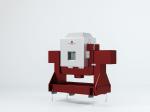 The three-axis turntable generates motion excitations such as angular position,