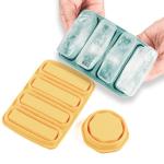 Ice Cube Trays Set Of 2, Easy Release 15 Flexible Silicone Ice Cube Molds With