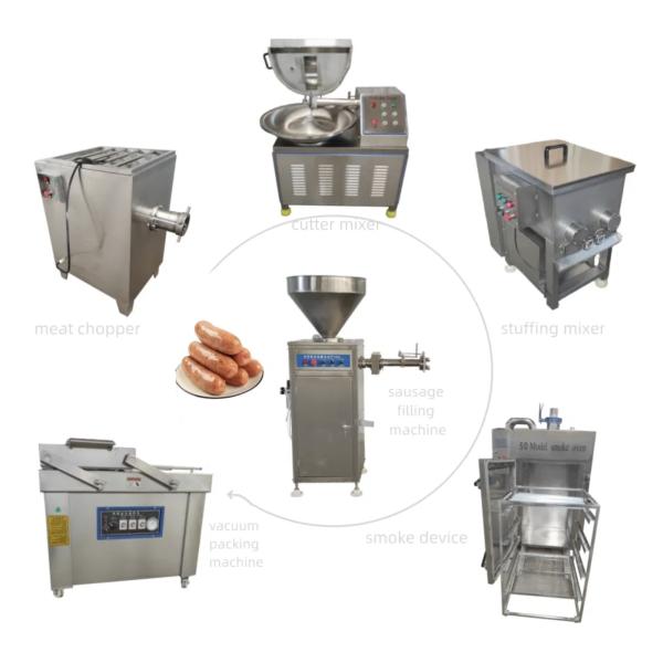 Convenient Pneumatic Quantitative Self-Twist Sausage Stuffing Efficiency Enema Filling Making Machine