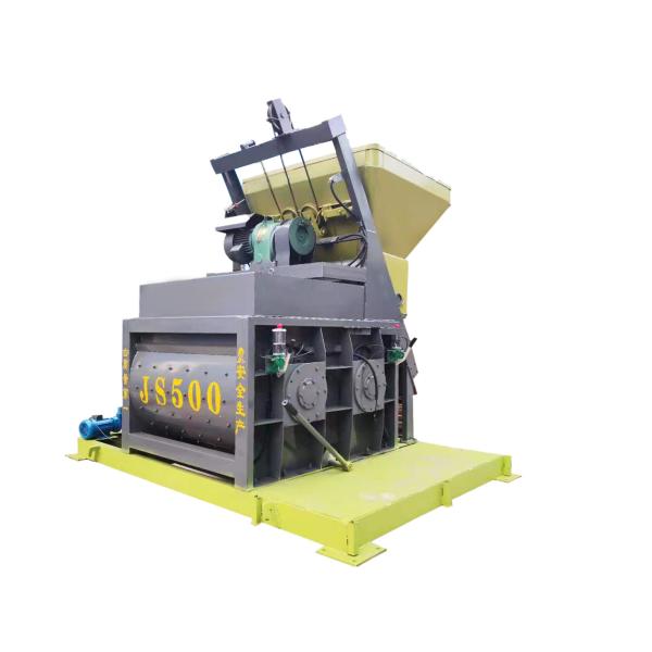 Quality Fast Discharge Speed JS500 Concrete Mixer Machine Small Production Sound for sale