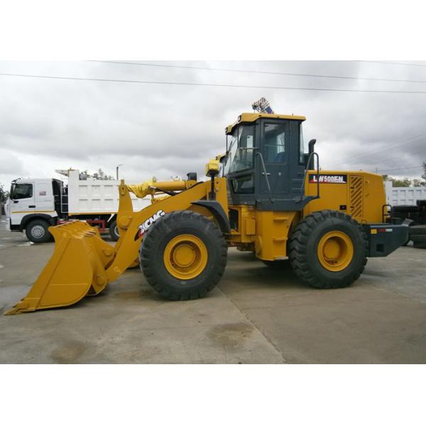 Large Digging Force Compact Front End Loader LW500FN With Shanghai Diesel Engine
