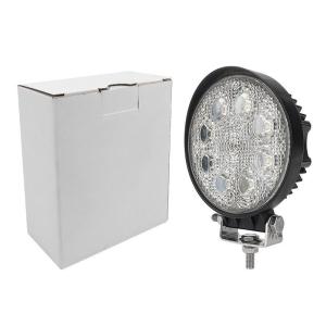 Round LED Work Light Waterproof LED Auxiliary Light 24W With Diecast Aluminum