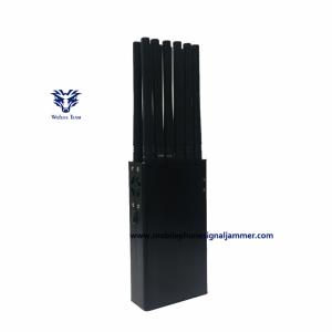 China 12 Bands Portable Cell Phone Signal Jammer All Frequency Customized GSM 3G 4G 5g wholesale
