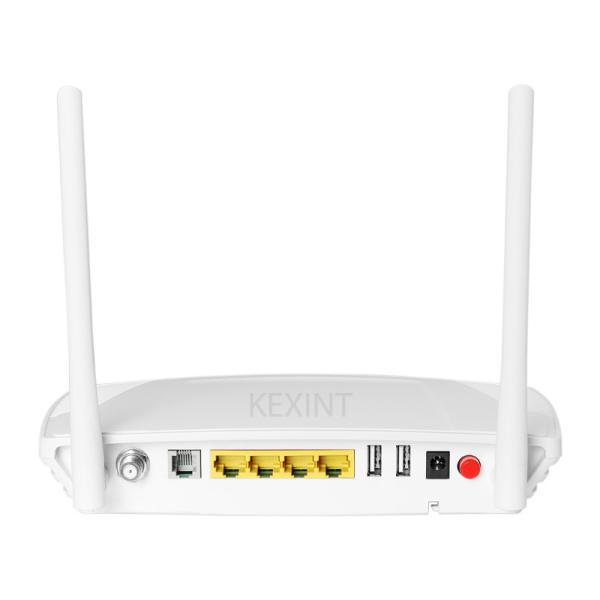 Quality KEXINT KXT-XPE650-C CATV XPON AC Wifi ONU V2.0 Dual Band ONT Wireless Network WiFi Fiber Optical Equipment for sale
