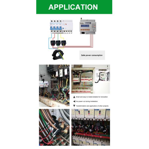 Acrel Energy Monitoring Current Transformer 500/5A Ac Split Core Open Core Current Transformer Modbus Tcp Sensor