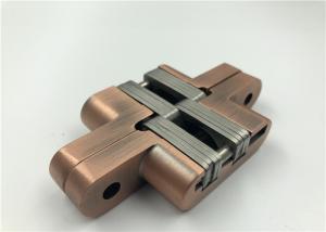 China Antique Copper Concealed Piano Hinge , Outside Exterior Door Hinges wholesale