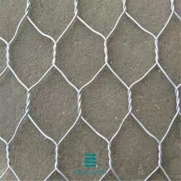 Quality Hexagonal Wire Mesh Fence Rolls Stone Fence Gabion Box Wire Cages 8 X 10cm Mesh Hole for sale
