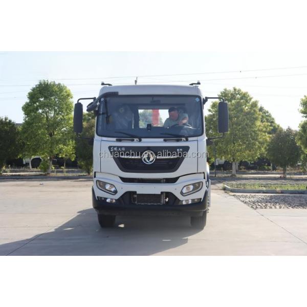 Small Dongfeng Electric Hook Arm Garbage Truck