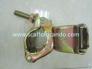 China Durable good performance JIS scaffold pressed right angle coupler clamp with electro galvanized for 48.6mm sizes wholesale