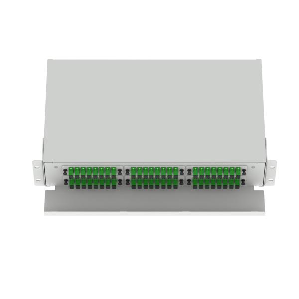 Quality Black 48-Port SC Type 2U Fiber Distribution Patchpanel for Data Center Applications for sale